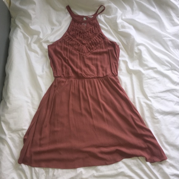 SALMON PINK DRESS - Picture 3 of 3